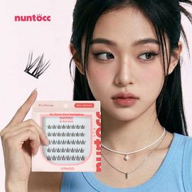 U'NUCO nuntocc No Glue Eyelashes 40pcs 1-Second Instant Self Extension Individual Cluster Lashes K-Beauty _ Made in Korea